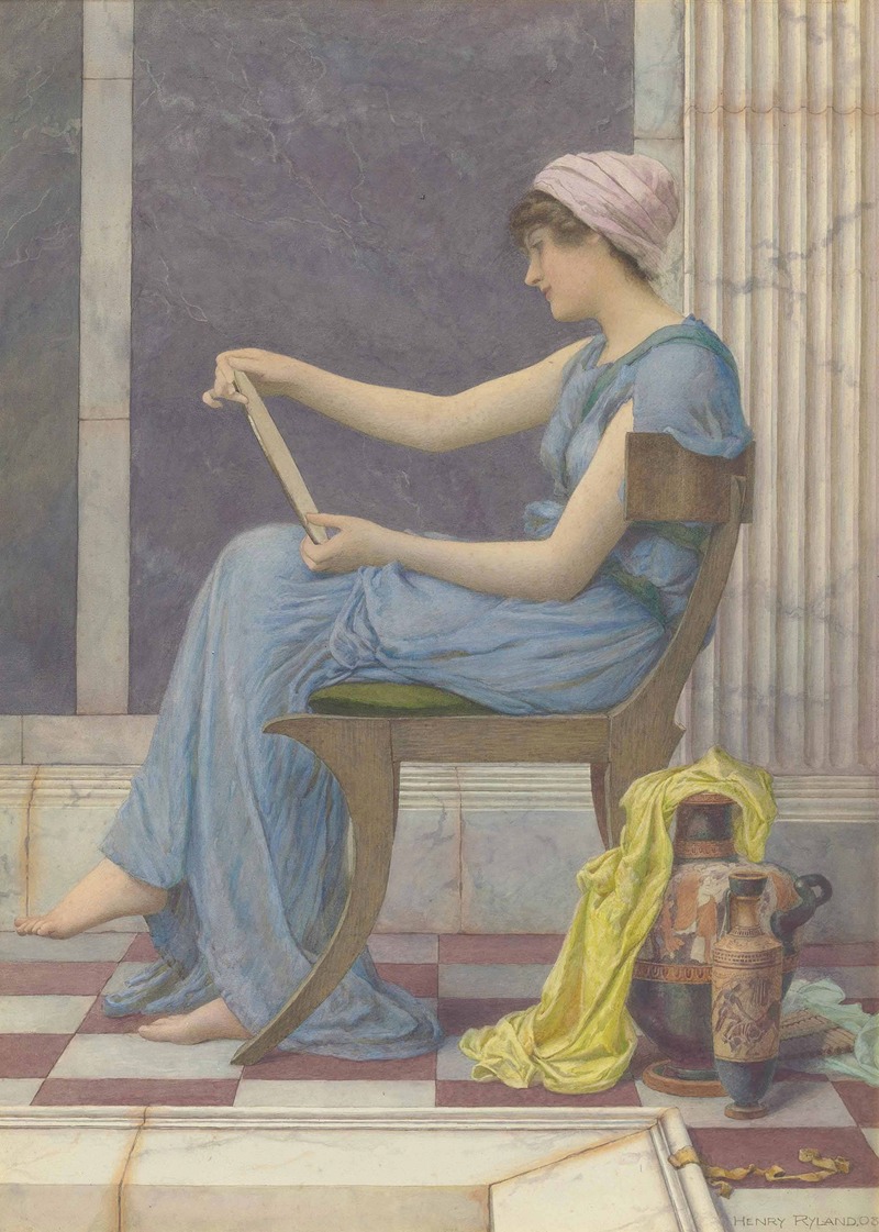 Тщеславие by Генри Райленд, 1908 — digital art print download