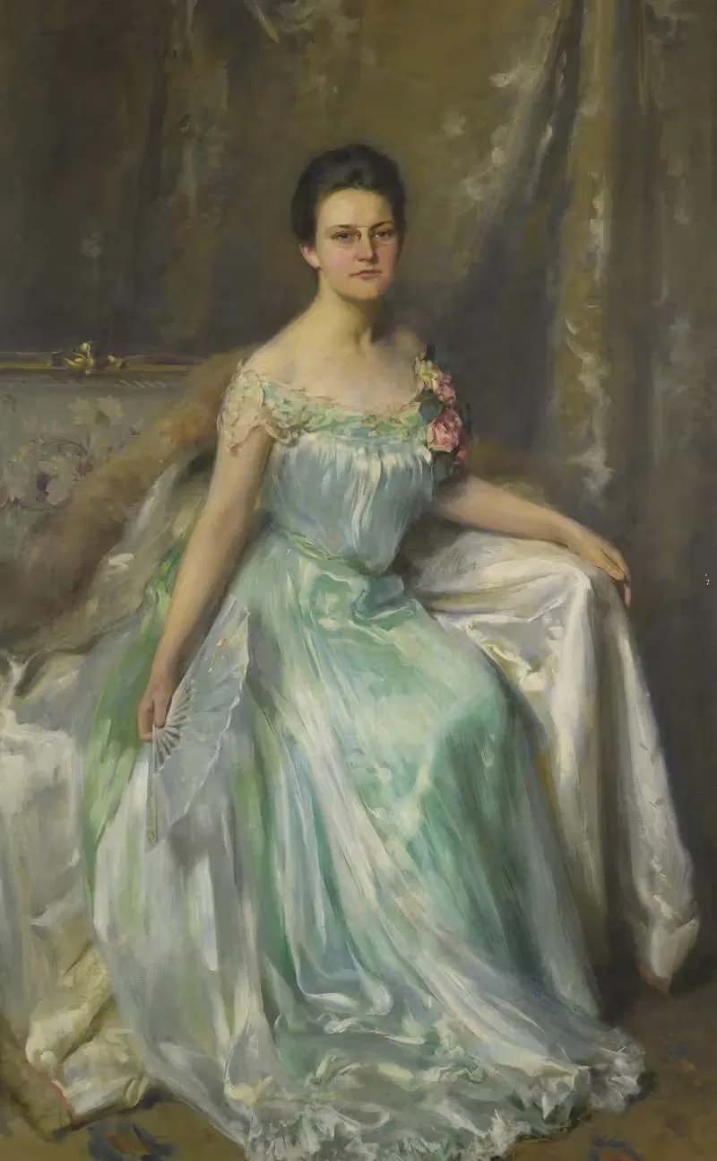 Portrait of Juliet Inness — Irving Ramsay Wiles
