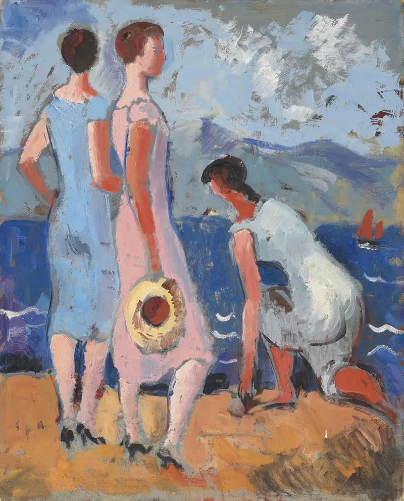 Girls by the sea — Christopher Wood