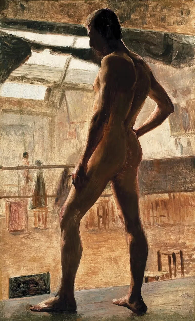 Nu masculino by Eliseu Visconti, 1893 — digital art print download