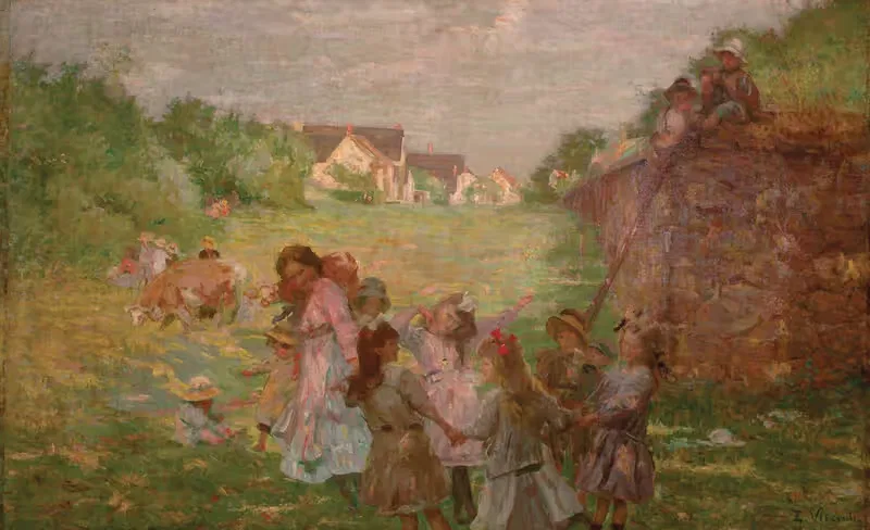 Круг детей by Элизеу Висконти, 1918 — digital art print download