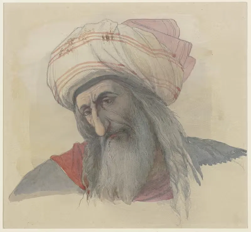 Голова Шейлока by Эдуард фон Штайнле, 1881 — digital art print download