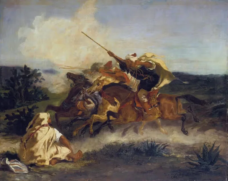 Арабская фантазия by Эжен Делакруа, 1833 — digital art print download