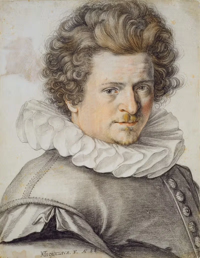 Bildnis des Gillis van Breen by Hendrick Goltzius, 1588 — digital art print download