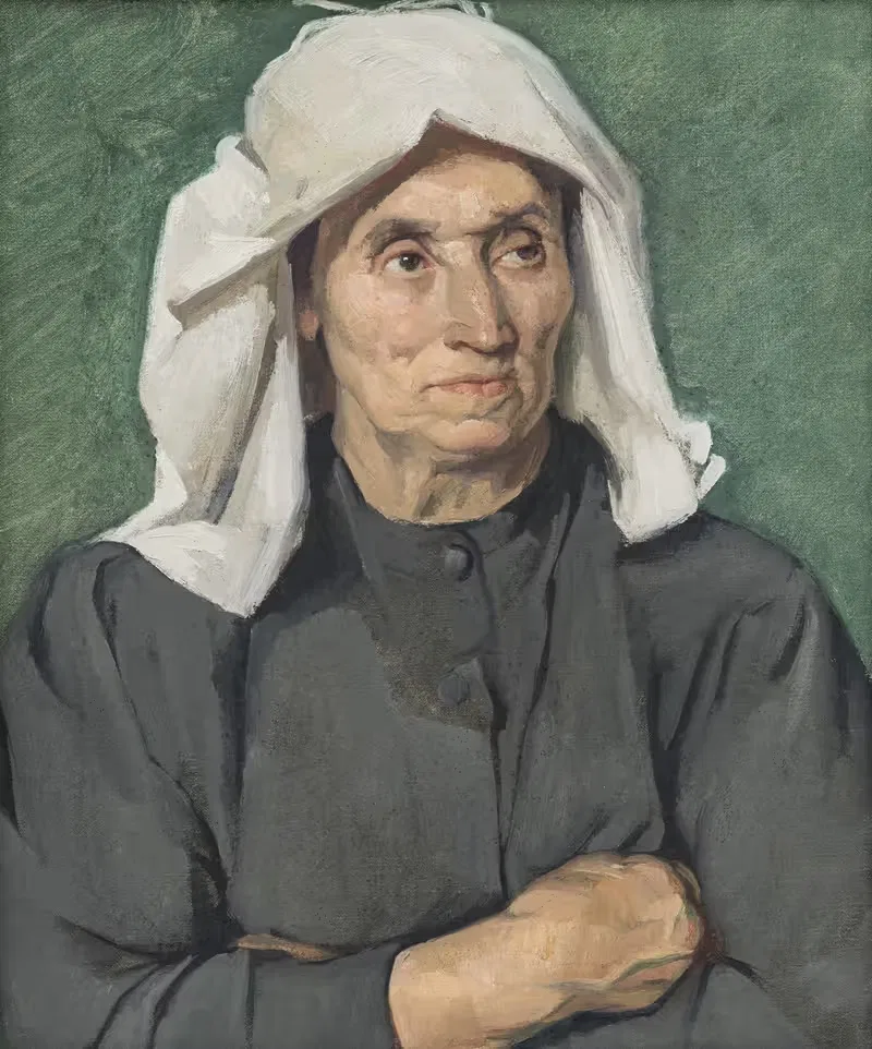 Крестьянка с платком by Оттилия Вильгельмина Рёдерштайн, 1918 — digital art print download