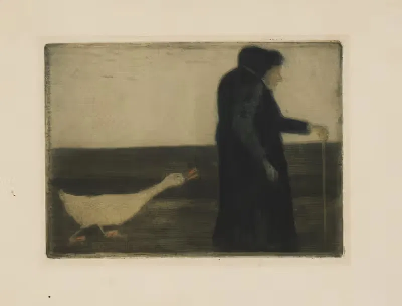 The Woman with the Goose — Paula Modersohn-Becker