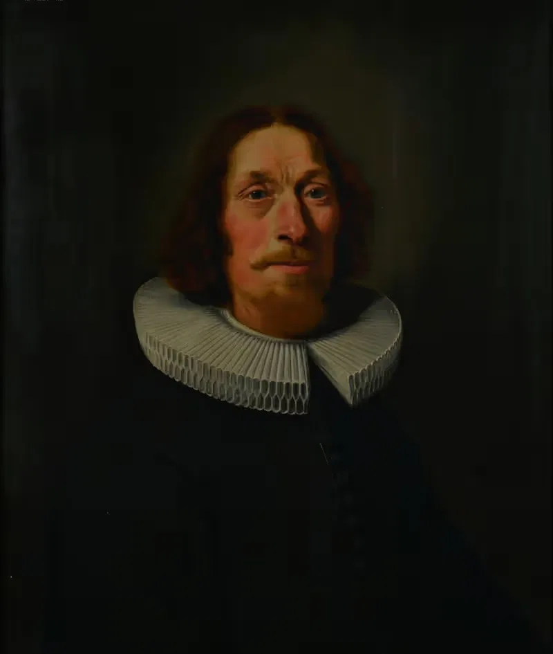 Portrait of an unknown man — Petrus Schotanus à Sterringa
