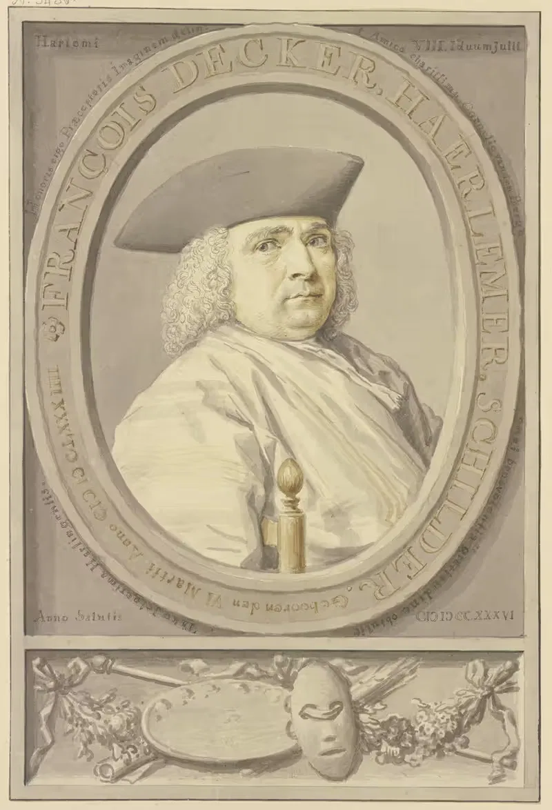 Бюст Франсуа Декера by Тако Хайо Ельгерсма, 1736 — digital art print download