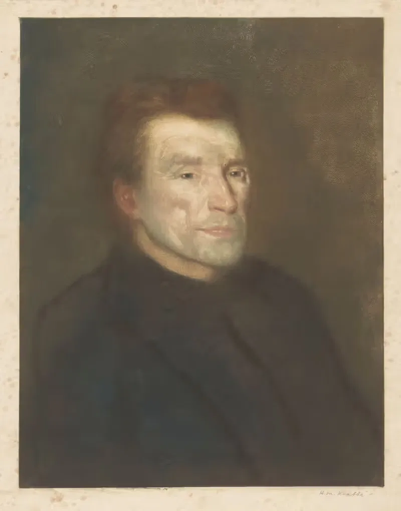Portrait of an unknown man — Heinrich M. Krabbé