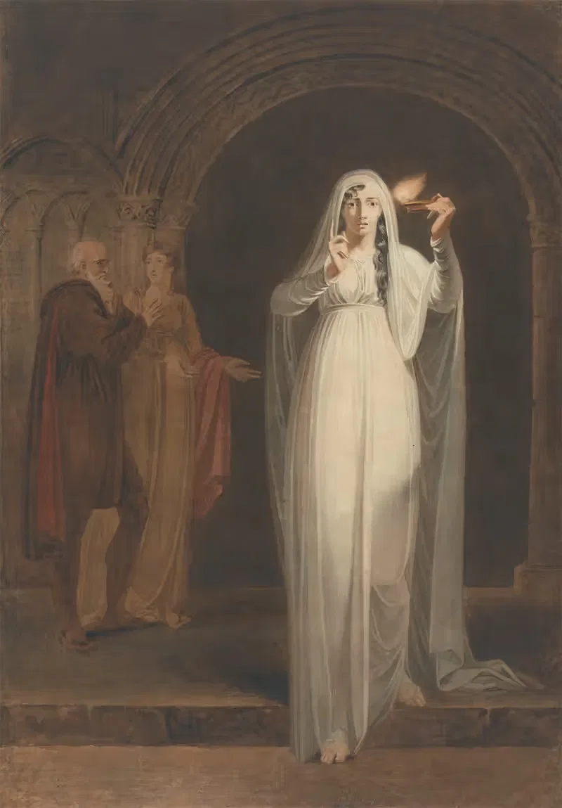 The Sleepwalking Scene in Macbeth by Henry Bone — digital art print download