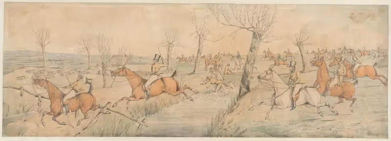Foxhunting; Full Cry by Henry Thomas Alken — digital art print download