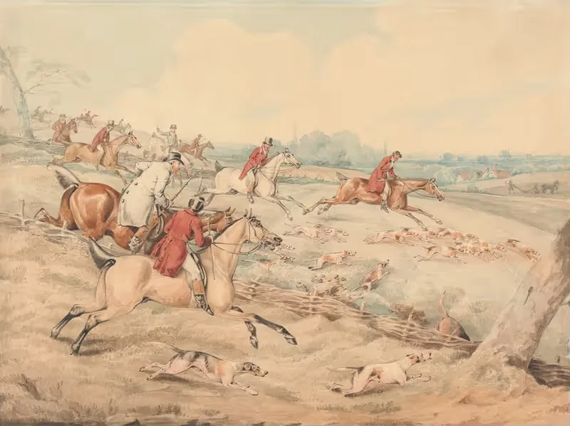 Foxhunting; Full Cry by Henry Thomas Alken — digital art print download