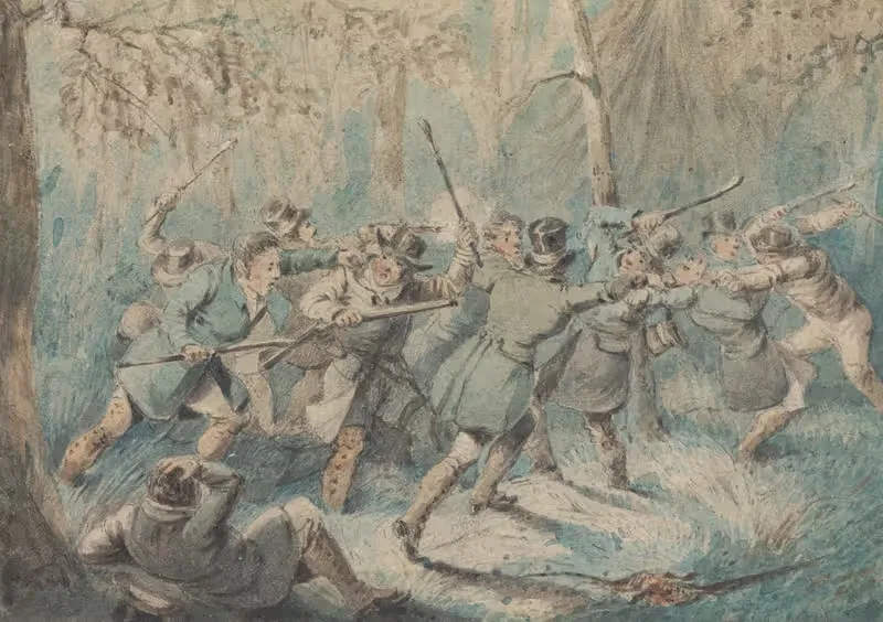 Poachers Surprised by Henry Thomas Alken — digital art print download