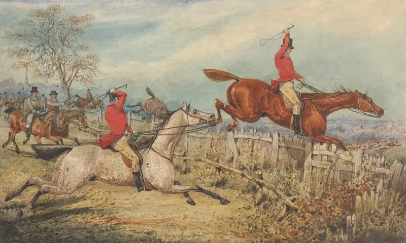 The Leap; 'That Will Shut Out Many, and Make the Thing Select' — Henry Thomas Alken