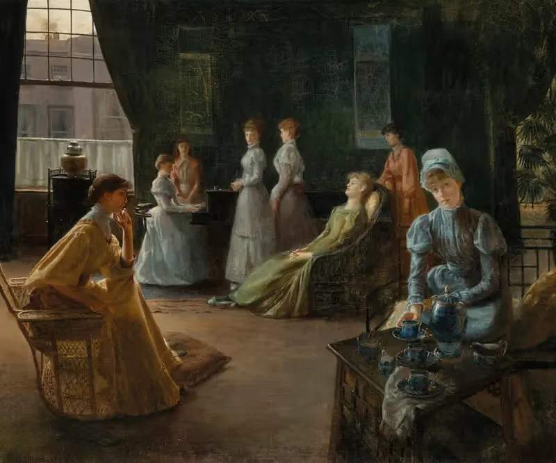 Intérieur à Londres by Jacques-Émile Blanche, 1884 — digital art print download