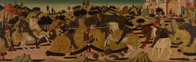 Боевая сцена by Джованни ди Сер Джованни (Ло Шеггия), 1450–1475 — digital art print download