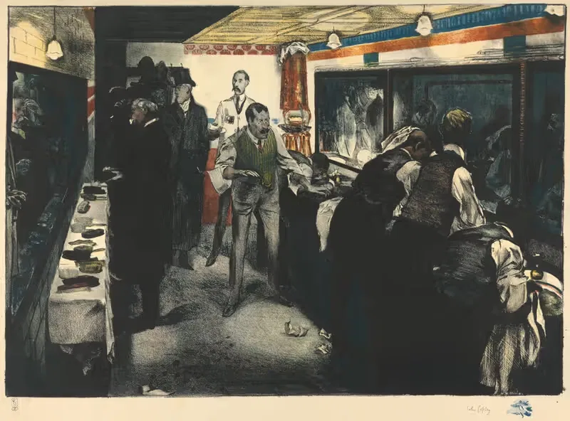 Уборная by Джон Копли, 1909 — digital art print download
