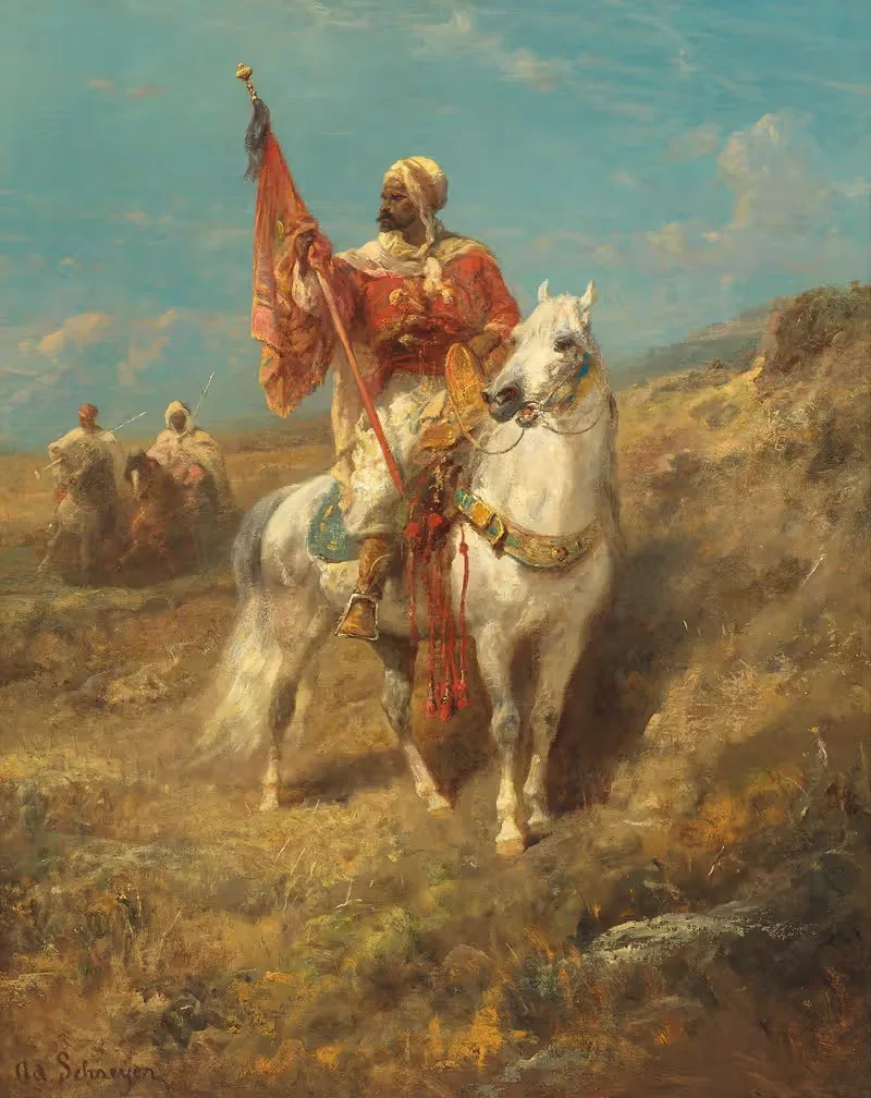 Знаменосец by Адольф Шрайер — digital art print download