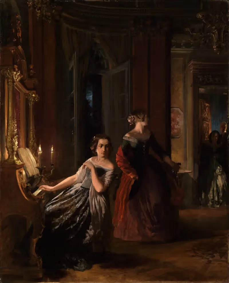 Die Störung by Adolph von Menzel — digital art print download