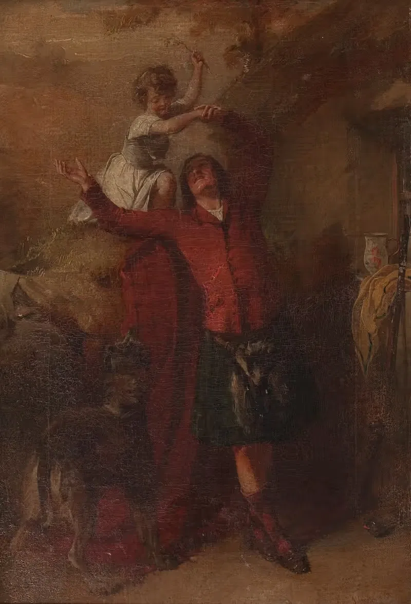 A Highlander, his Daughter and a Dog — Alexander Johnston