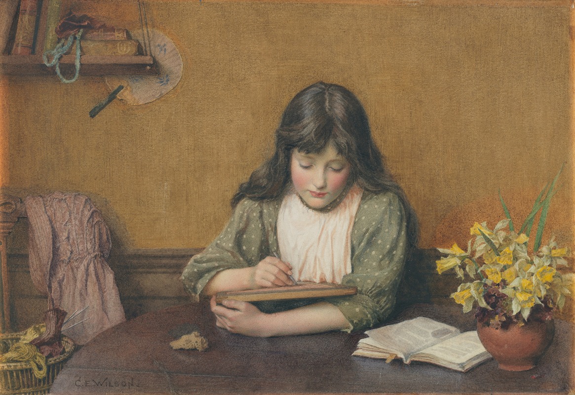 Homework by Charles Edward Wilson — digital art print download