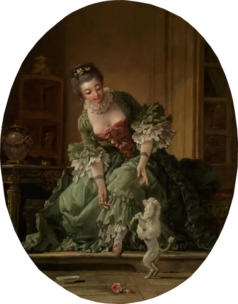 The docile puppy by François Boucher — digital art print download