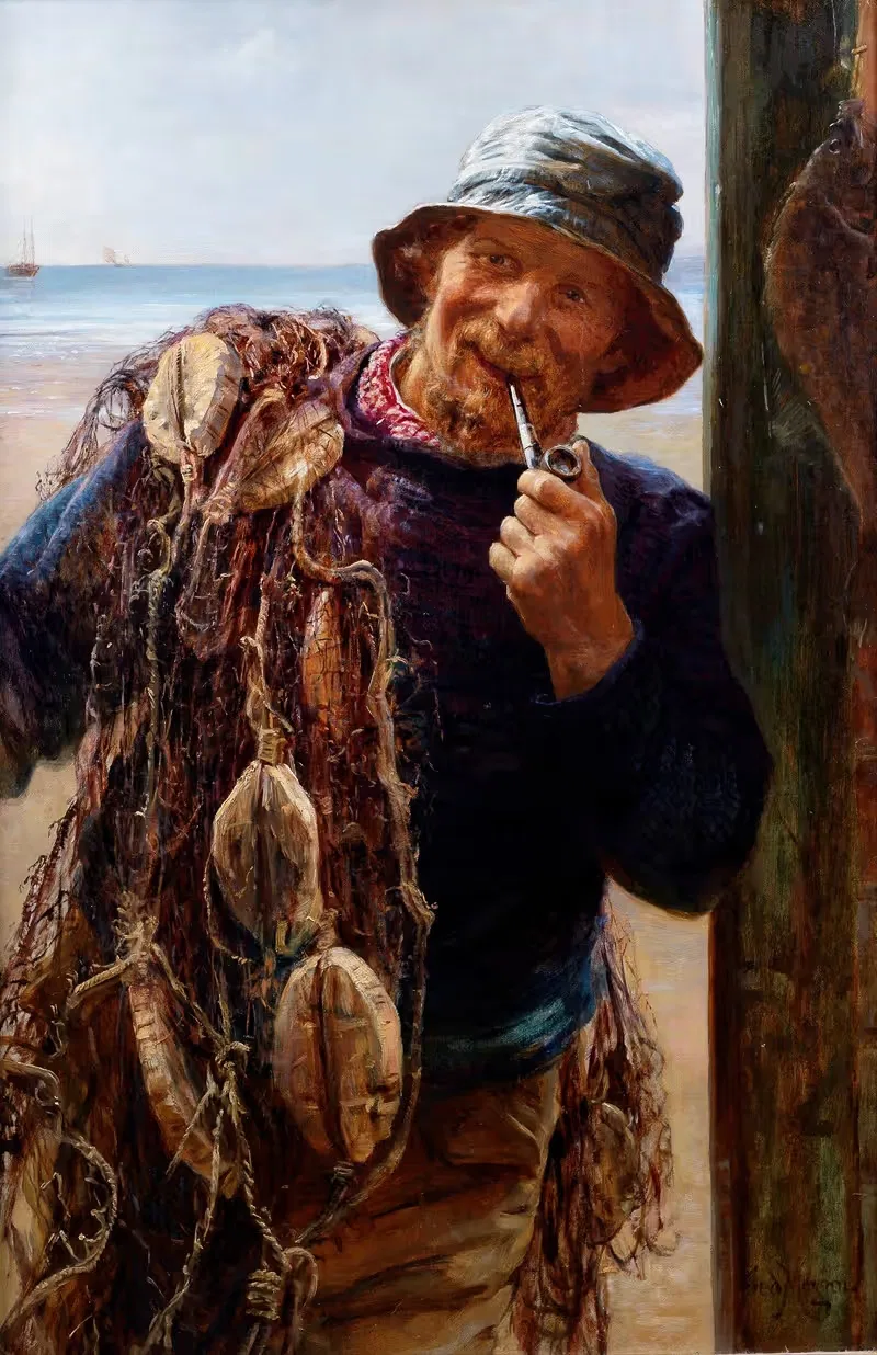 Рыбак by Фредерик Морган — digital art print download