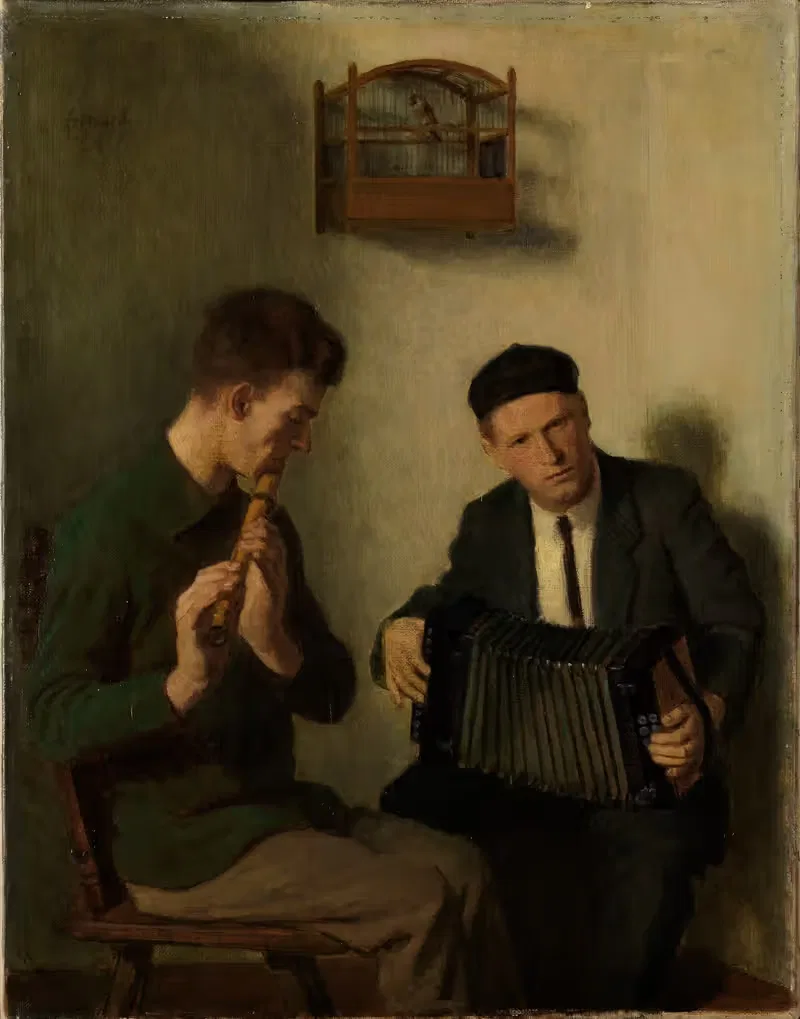 Музыканты by Фридрих Барт, 1929 — digital art print download