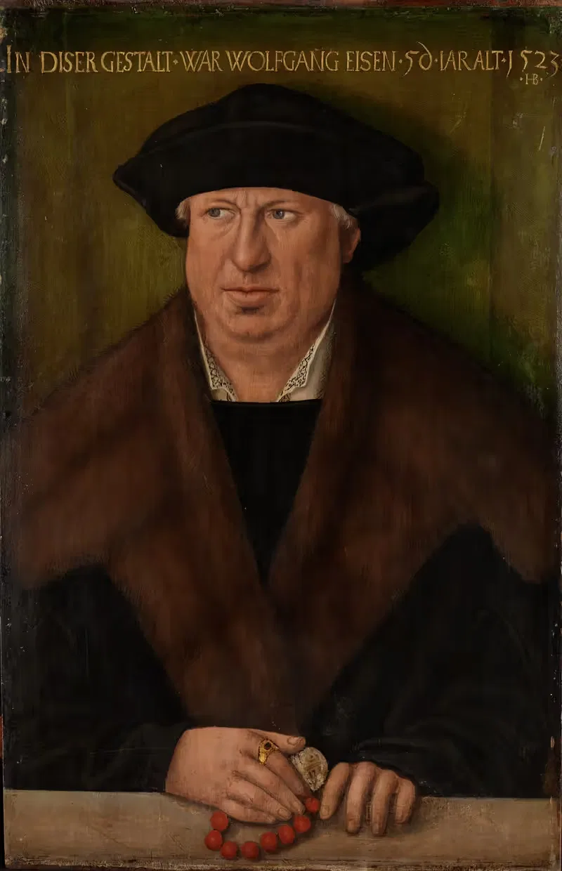 Portrait of Wolfgang Eisen — Hans Brosamer