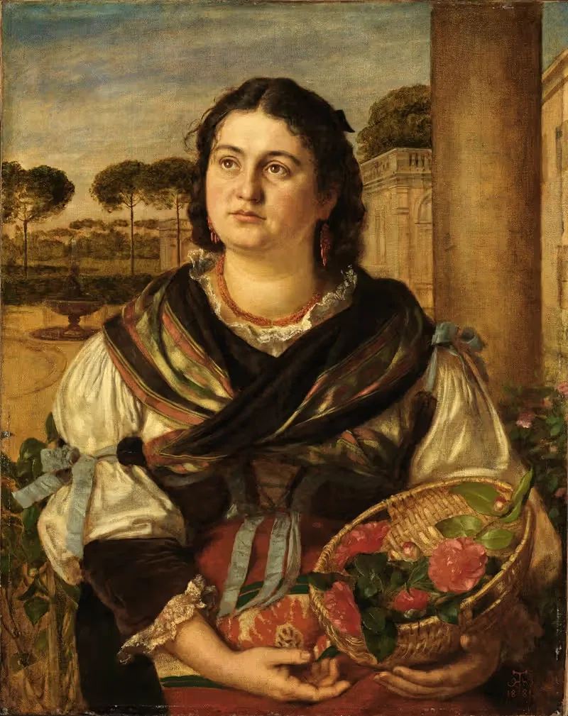 Садовница by Ханс Тома, 1881 — digital art print download