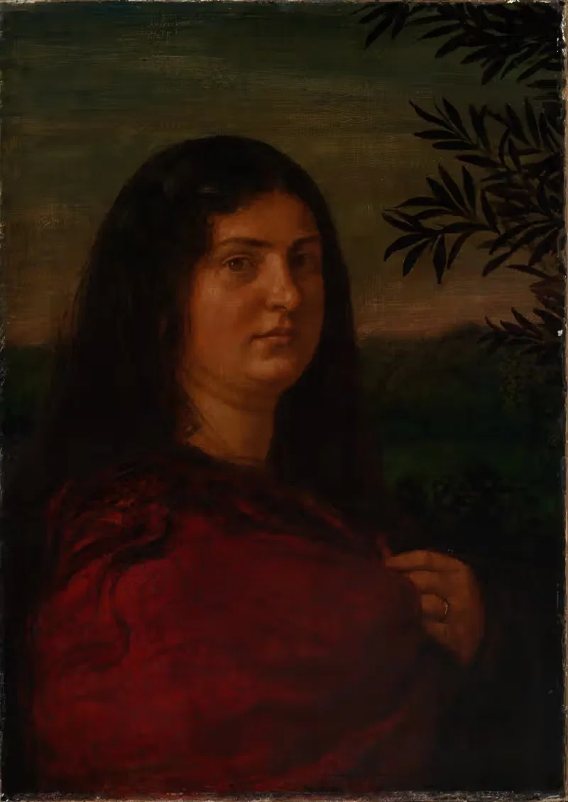 Portrait of Mrs. Cella Thoma — Hans Thoma