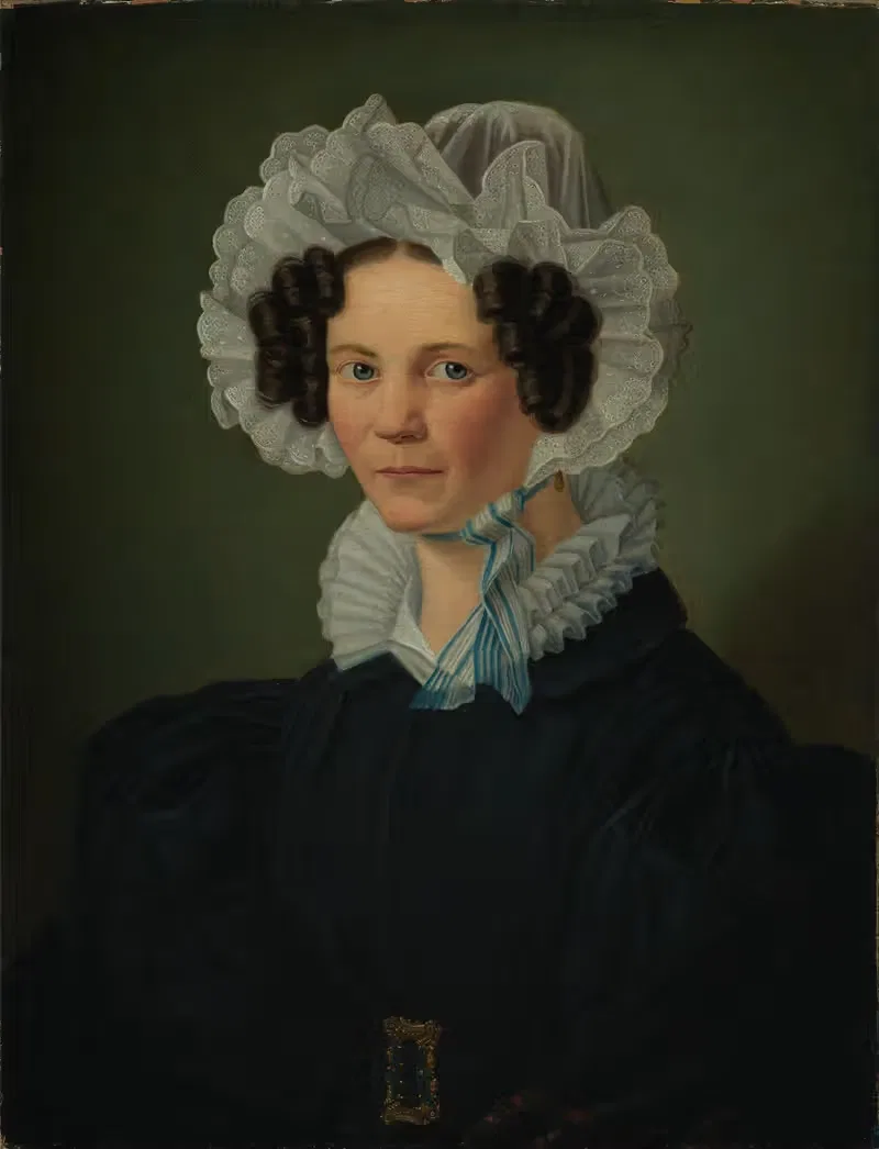 Bildnis Frau Josephine Böhl, geb. Coblitz — Louis Coblitz