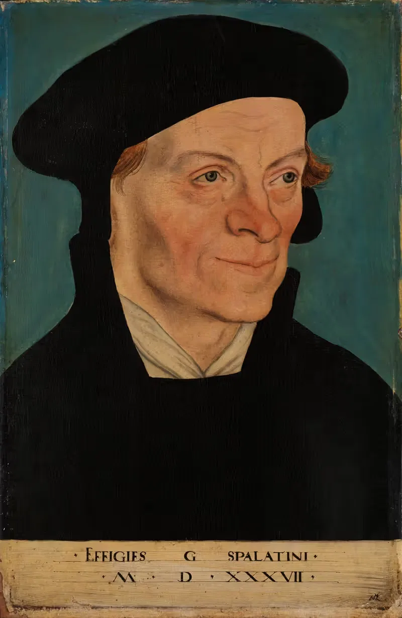 Bildnis des Reformators Georg Spalatin — Lucas Cranach the Elder