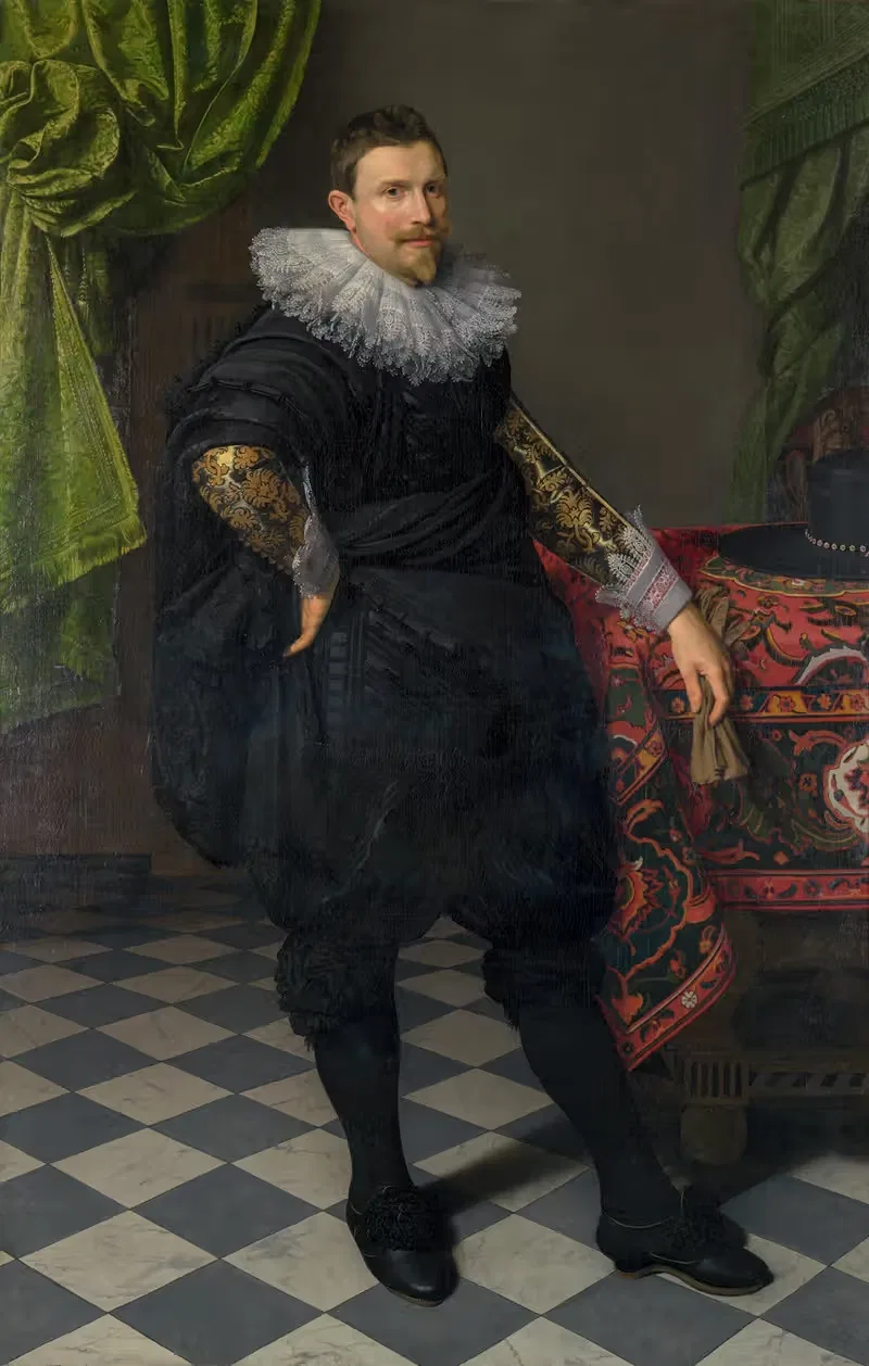 Portrait of a man — Nicolaes Eliasz. Pickenoy