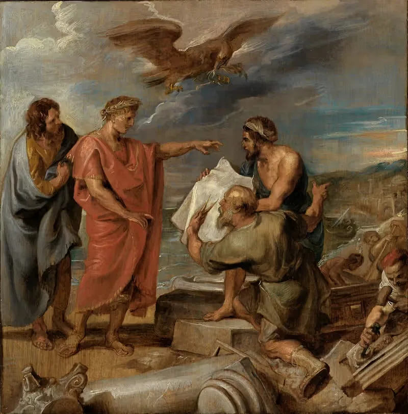 Die Gründung Konstantinopels — Peter Paul Rubens
