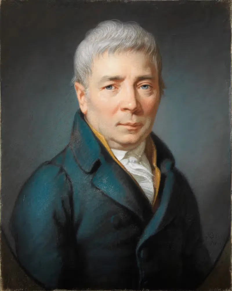 Портрет Августа Вьерорда by Филипп Якоб Беккер, 1810 — digital art print download
