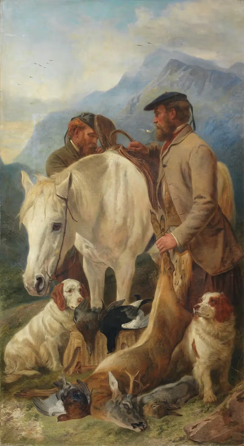 The keeper's pony by Richard Ansdell, 1869 — digital art print download