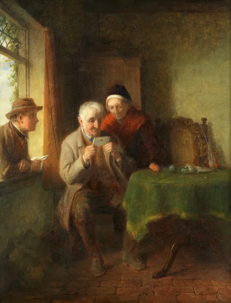 The letter by Thomas Webster — digital art print download