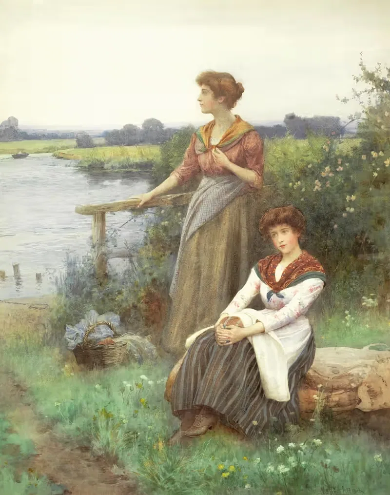 Waiting for the ferry by William Affleck — digital art print download