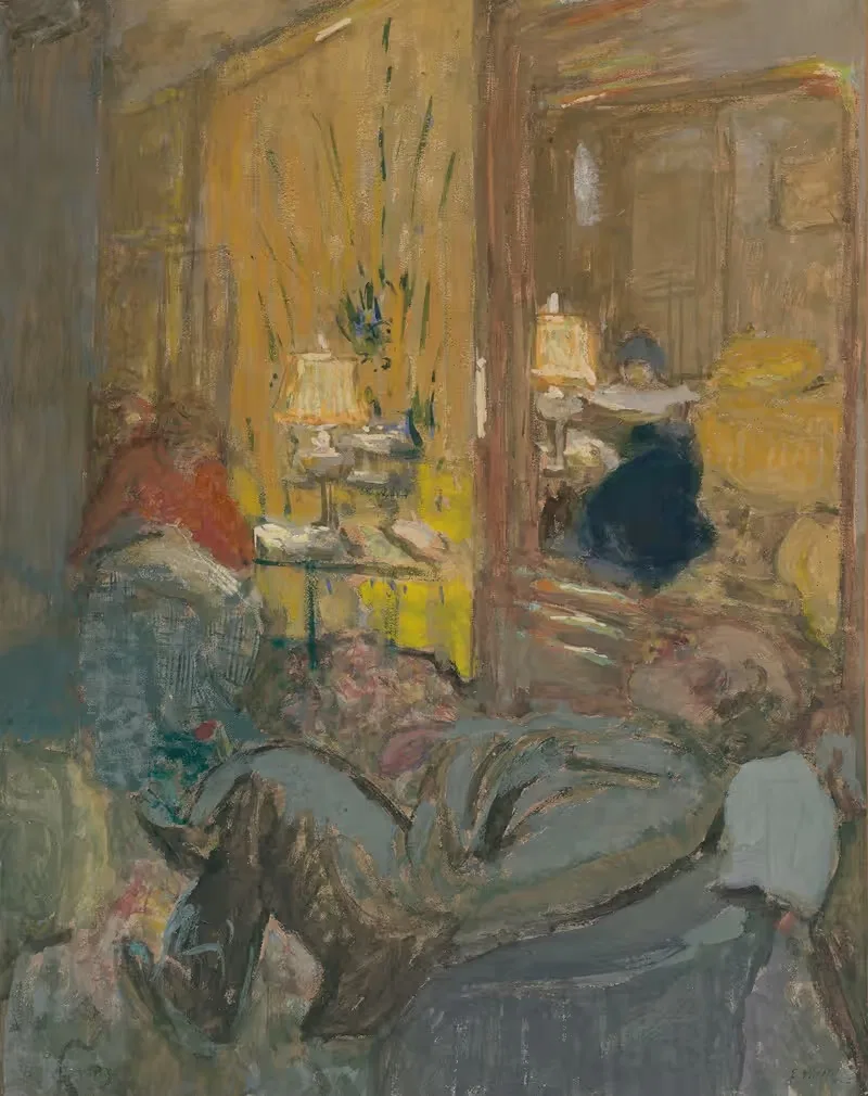 Intérieur aux trois personnages — Édouard Vuillard