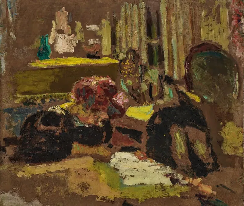 Madame Fontaine penchée by Édouard Vuillard — digital art print download