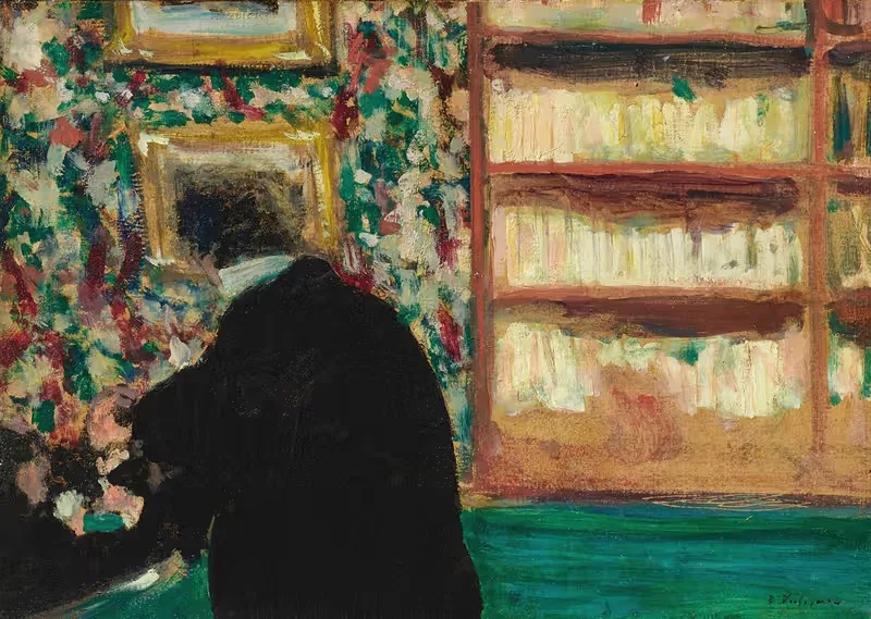 Thadée Natanson dans son bureau à La Revue Blanche — Édouard Vuillard