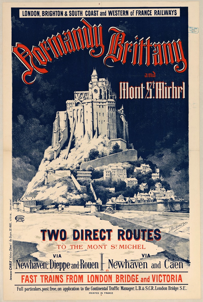 Normandy Brittany and Mont St Michel — Jobbé-Duval Gaston