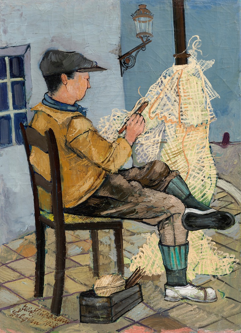 Сетевой ловец by Феликс Нусбаум, 1928 — digital art print download