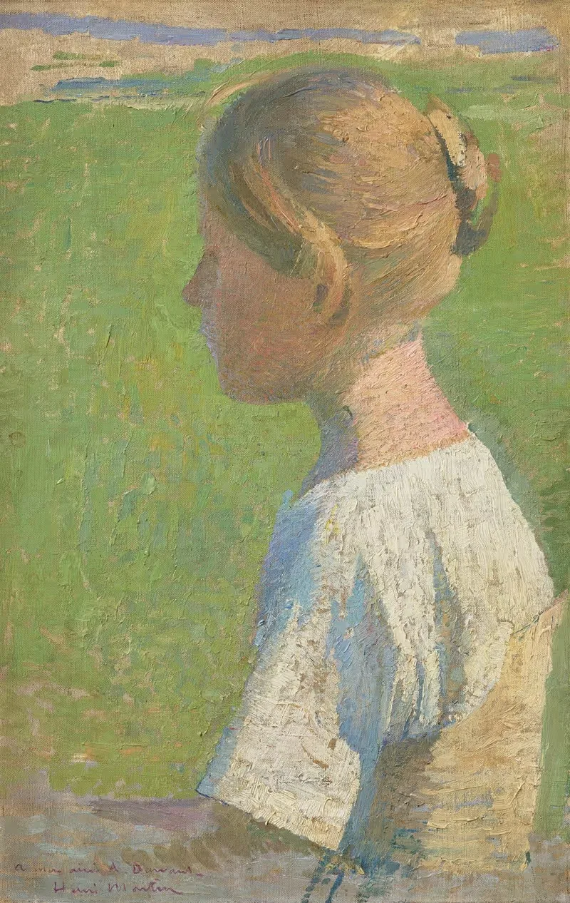 Jeune femme de profil — Henri Martin