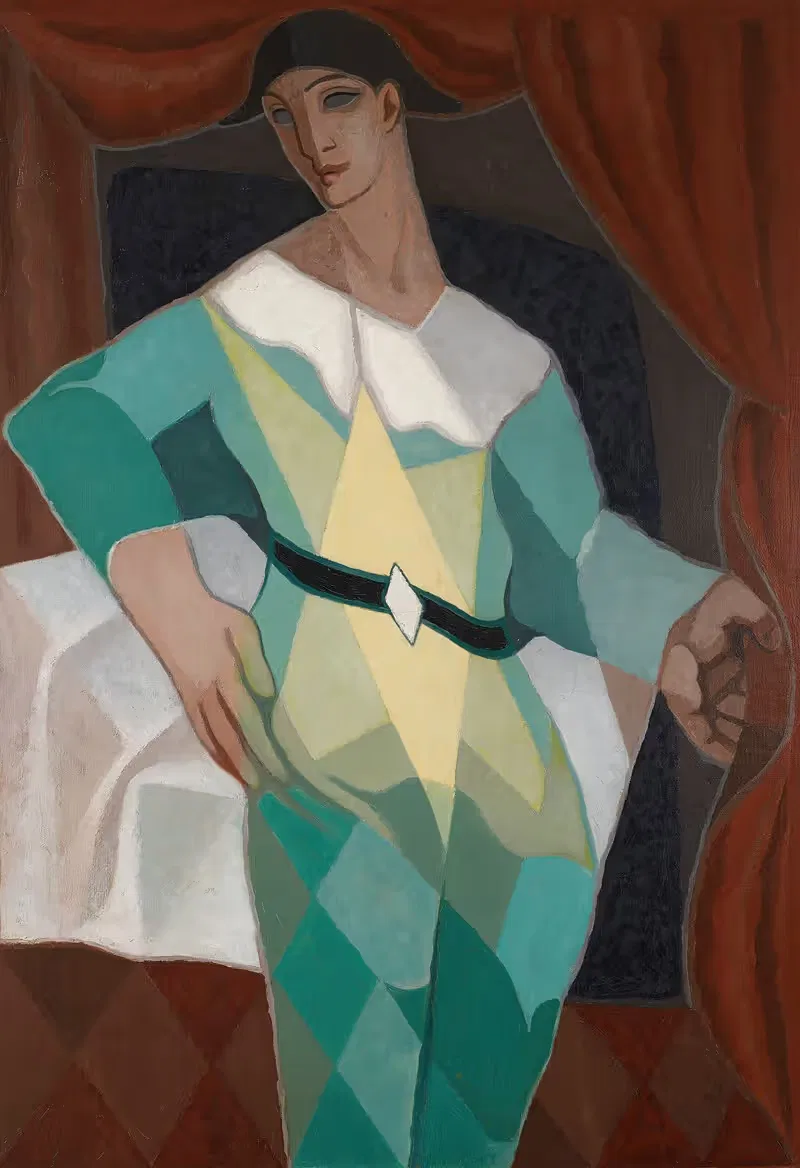Арлекин by Хуан Грис, 1925 — digital art print download