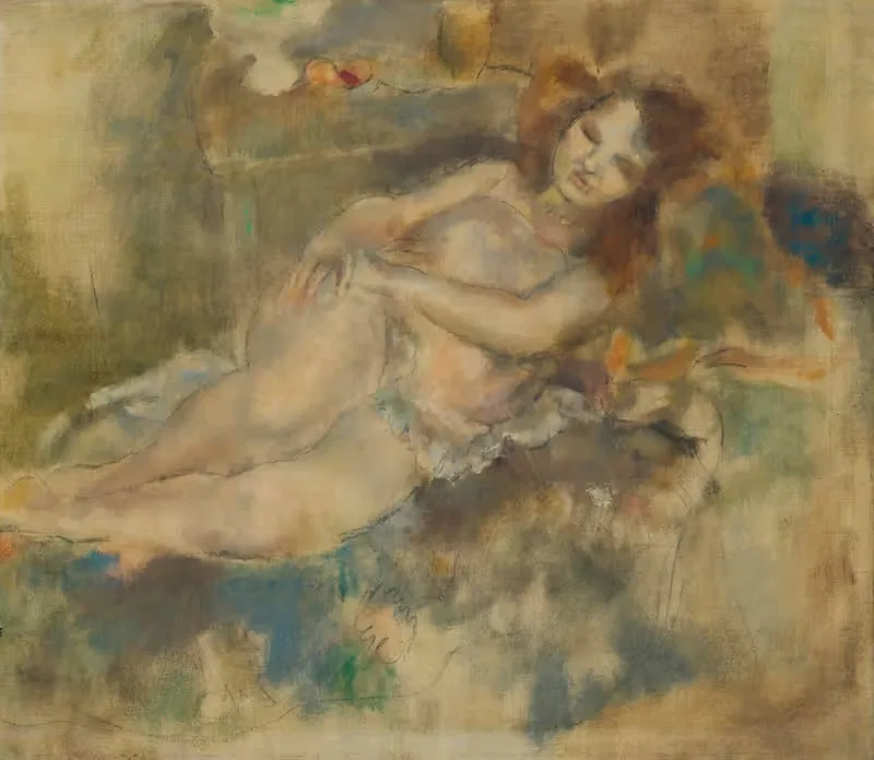 Заснувшая танцовщица by Жюль Паскин, 1929 — digital art print download