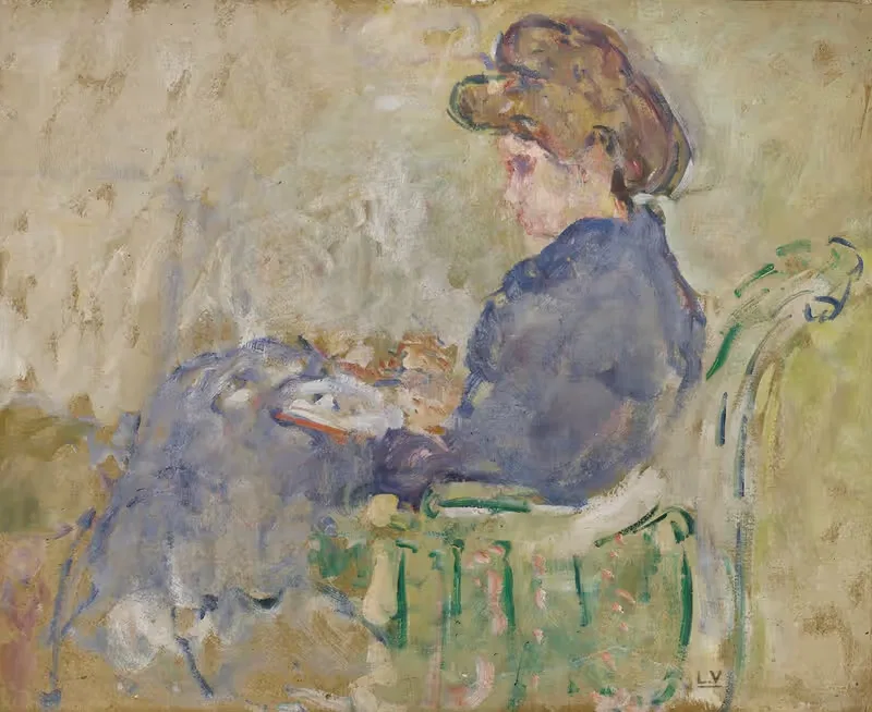 Femme assise de profil, Suzanne — Louis Valtat