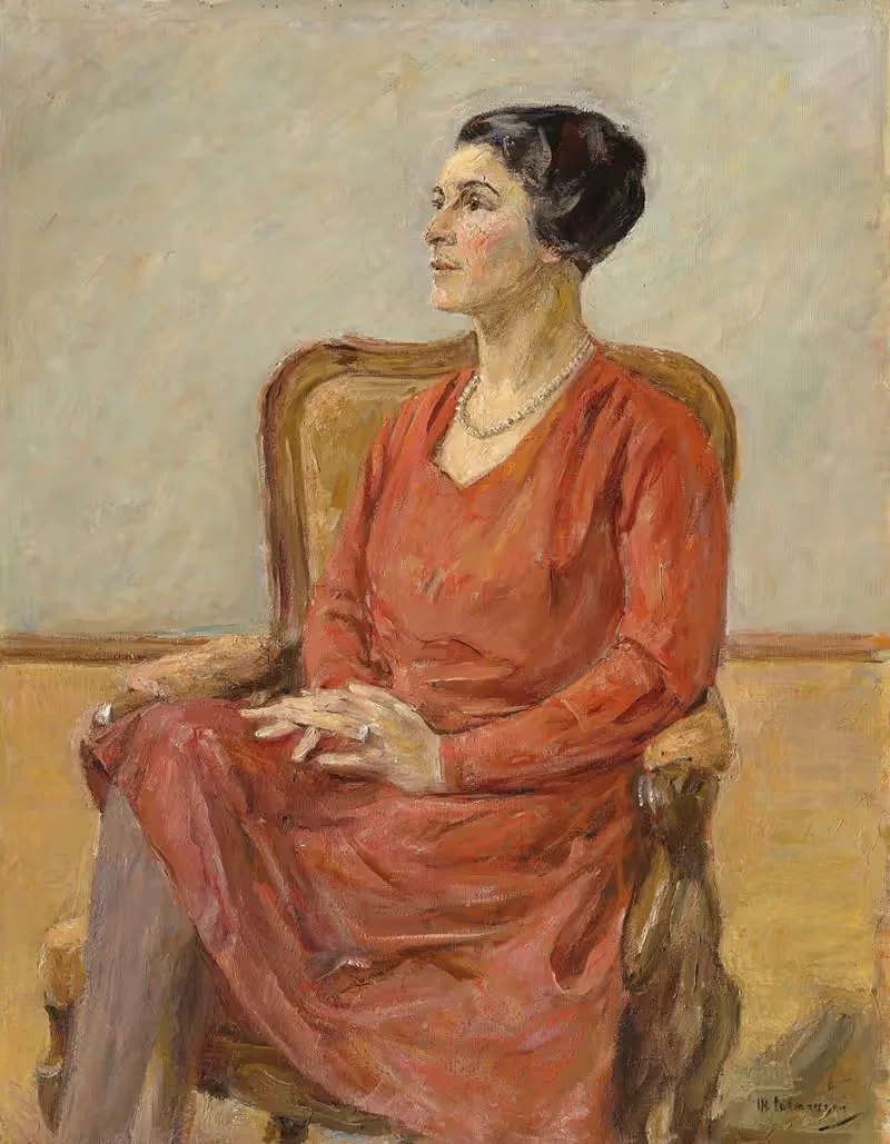 Портрет Ольги Нойберг by Макс Либерман, 1928 — digital art print download