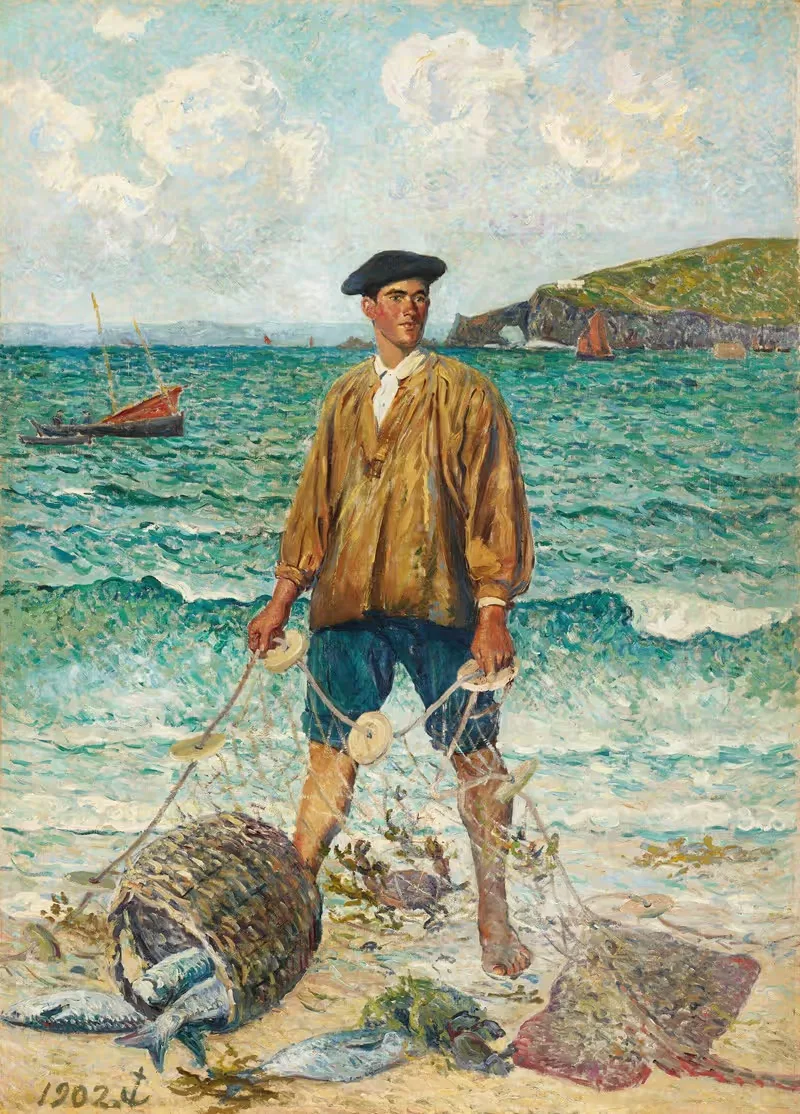 Рыбак by Максим Мофра, 1902 — digital art print download
